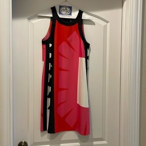 Color block sleeveless dress